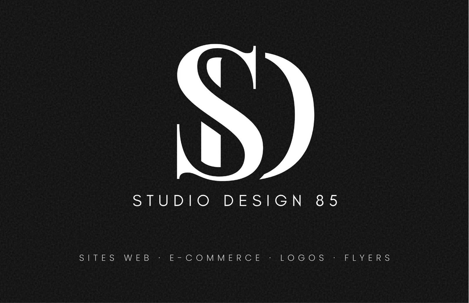 Recto de la carte de visite Studio Design 85